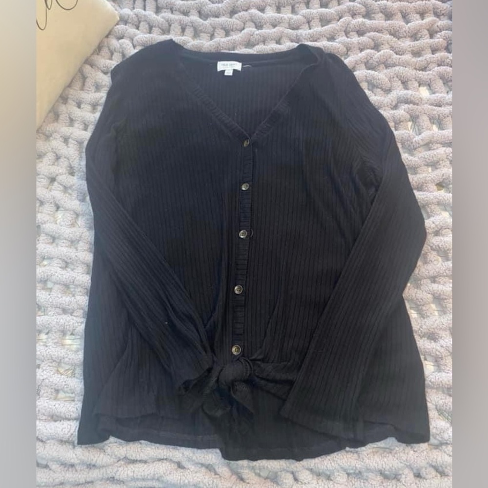 Black cable style shirt
